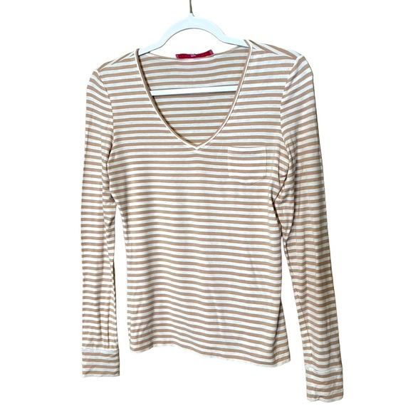 Sinclaire 10 Women’s Striped Long Sleeve Tee - Picture 1 of 6